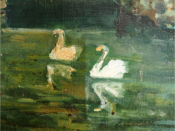 X光攝影揭示出一幅裸女圖像。