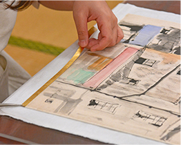 黏貼洋金箔包邊紙