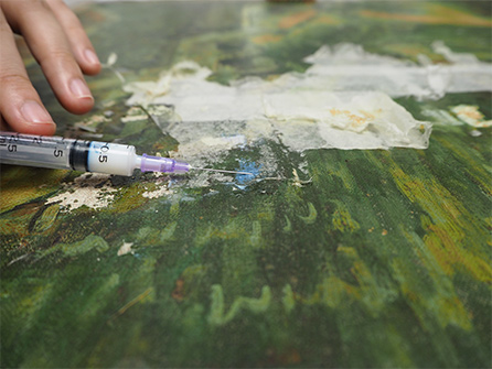 藝術作品修護圖